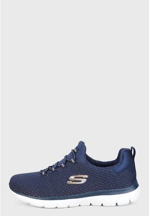 Tenis Training Azul-Dorado Skechers Brigth Bezer
