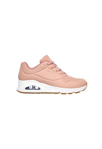 Tenis Mujer Skechers Street Uno - Stand On Air - Rosado-Blan Skechers