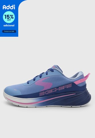 Tenis Lifestyle Skechers Wave 92 Imara Breeze Azul Skechers