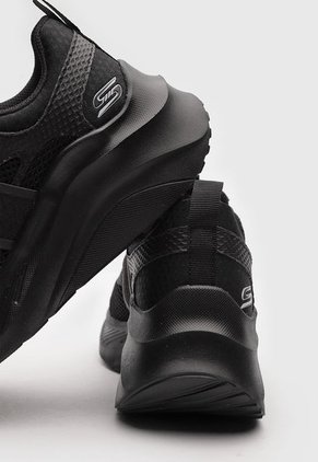 Tenis SKECHERS BOBS Chaos Hi - Dazzling Glint Negro