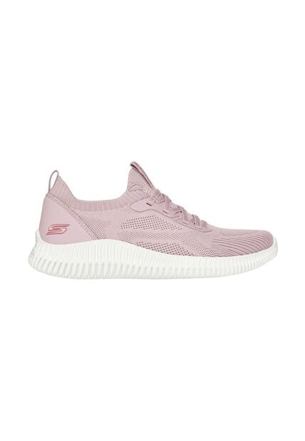 Tenis Skechers Mujer Bobs Geo Lite Veganos Color Rosa