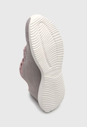 Tenis Training Palo Rosa-Blanco-Gris Skechers Bobs Squad - Ghost Star