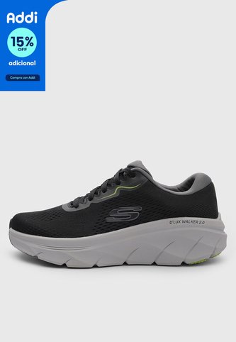 Tenis Walking Skechers D'Lux Walker 2.0 Negro Skechers