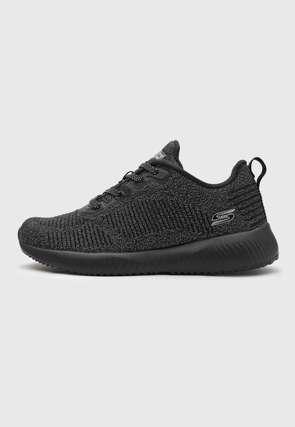 Tenis Training Negro Skechers Bobs Squad - Ghost Star