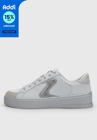 Tenis Lifestyle Skechers Hiland Quite Chic Blanco Skechers