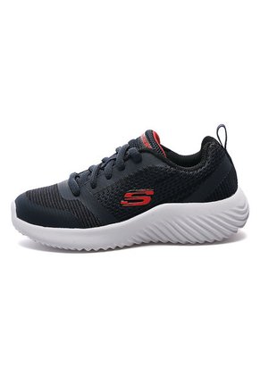 Tenis Training Azul Navy-Blanco-Rojo Skechers Bounder