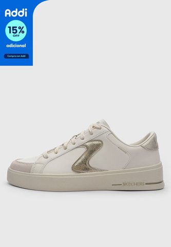 Tenis Lifestyle Skechers Hiland Quite Chic Beige Skechers