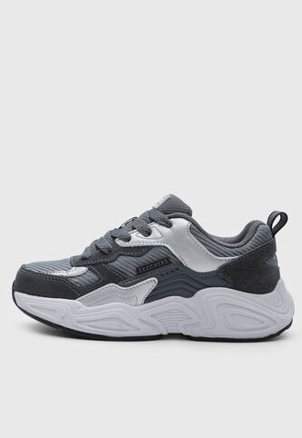 Tenis Walking SKECHERS Mega - Quake - Shadow Surge Gris Skechers