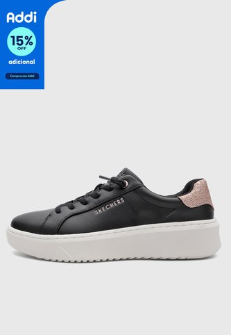 Tenis Lifestyle Skechers Court Break Negro Skechers