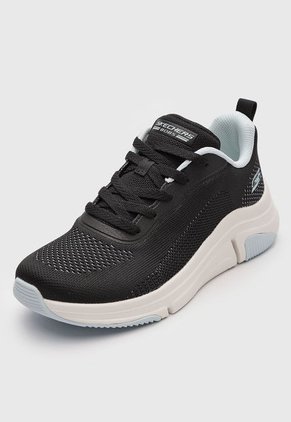 Tenis SKECHERS BOBS Sparrow Flex - Lead In Negro