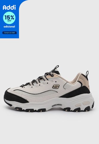Tenis Lifestyle Skechers D'lites - Retro Rewind Marfil Skechers
