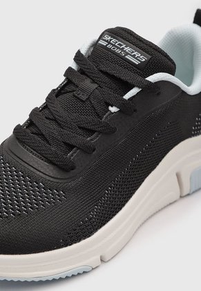 Tenis SKECHERS BOBS Sparrow Flex - Lead In Negro