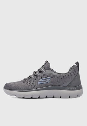 Tenis SKECHERS Summits - Tallo Gris
