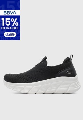 Tenis SKECHERS Bobs B Flex Hi Negro