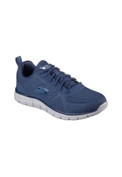 Tenis Skechers Hombre Track Memory Foam Azul