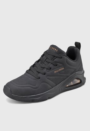 Tenis Lifestyle Negro-Dorado SKECHERS  Tres-Air Uno