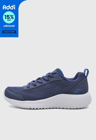 Tenis Lifestyle SKECHERS Bounder Azul Skechers