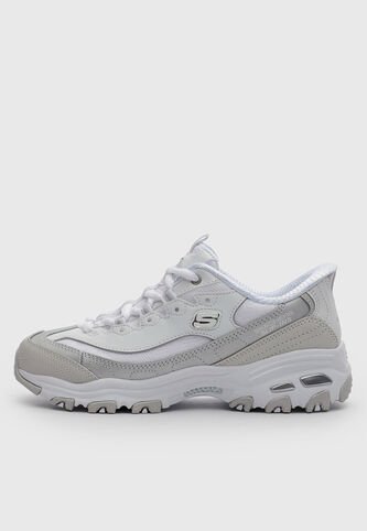 Tenis Lifestyle  SKECHERS D'lites  Blanco Skechers