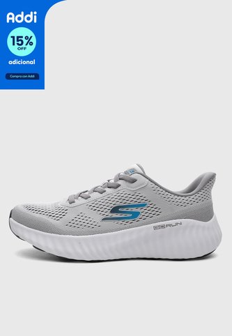 Tenis Running SKECHERS Go Run Now - Specta Gris Skechers