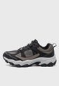 Tenis Outdoor Negro-Marrón-Gris Skechers Stamina AT - Upper Stitch de Skechers