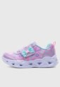 Tenis SKECHERS Heart Lights Lila de Skechers