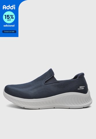 Tenis Walking SKECHERS Go Walk Now - Manny Azul Skechers