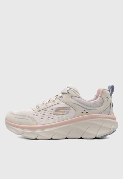 Tenis Beige-Azul-Rosa SKECHERS RF QTR Overlay Engineered