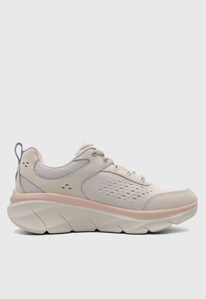 Tenis Beige-Azul-Rosa SKECHERS RF QTR Overlay Engineered