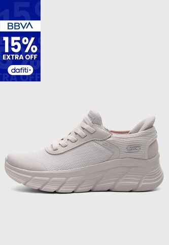 Tenis SKECHERS Bobs B Flex Hi Palo Rosa Skechers