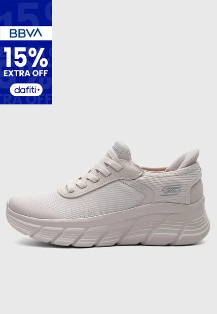 Tenis SKECHERS Bobs B Flex Hi Palo Rosa