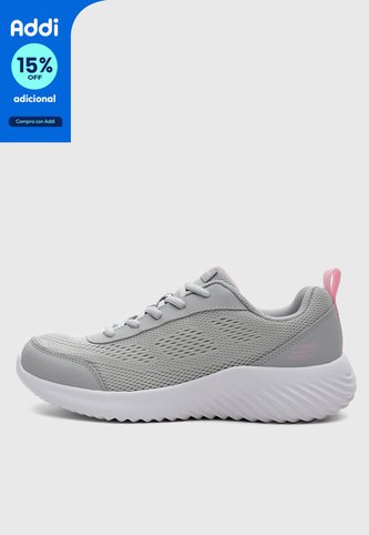 Tenis Lifestyle SKECHERS Bounder Gris Skechers