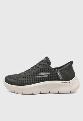 Tenis Skechers Go Walk Flex - Grand Entry Negro