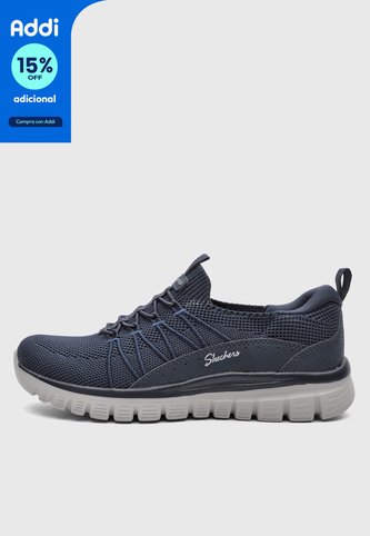 Tenis Lifestyle SKECHERS Graceful - Picture Perfect Azul Skechers