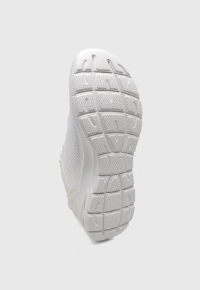 Tenis SKECHERS Knit Lace Up Slip On Blanco