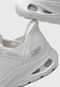 Tenis SKECHERS Knit Lace Up Slip On Blanco de Skechers