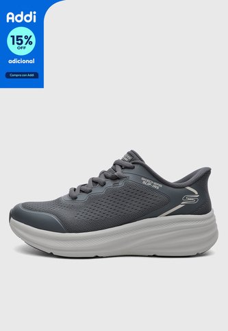 Tenis Lifestyle SKECHERS Bobs Skillz Gris Oscuro Skechers