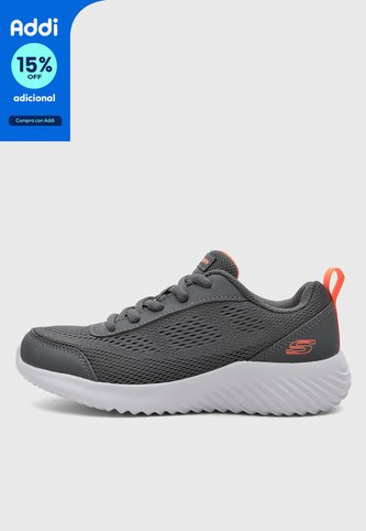 Tenis Lifestyle SKECHERS Bounder Gris Oscuro Skechers