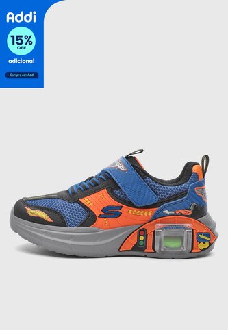 Tenis Lifestyle SKECHERS Garage Azul Skechers