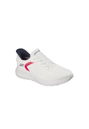 Tenis Skechers Hombre Bobs Squad Chaos Memory Foam Blanco