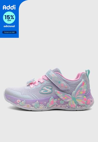 Tenis Lifestyle SKECHERS Butterfly Bliss Lila Skechers