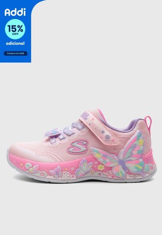Tenis Lifestyle SKECHERS Butterfly Bliss Rosa Skechers
