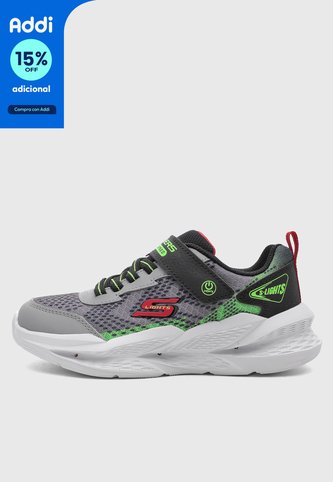 Tenis Lifestyle SKECHERS Meteor - Lights 2.0 Gris Skechers