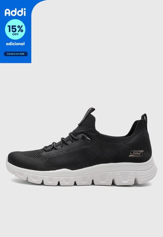 Tenis Lifestyle SKECHERS Moda Bobs B Lite - Slight Flex Negro Skechers
