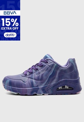 Tenis SKECHERS Uno - Like Water Violeta Skechers