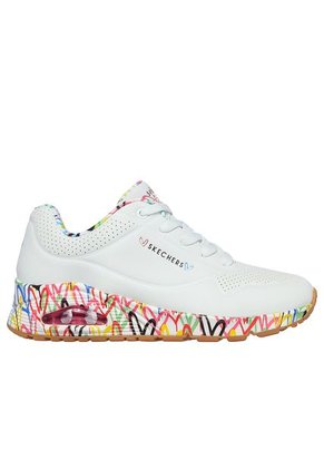 Tenis Skechers Uno - Loving Love Color Blanco - Multicolor Para Mujer