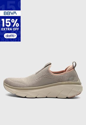 Tenis SKECHERS D'Lux Walker 2.0 Taupe