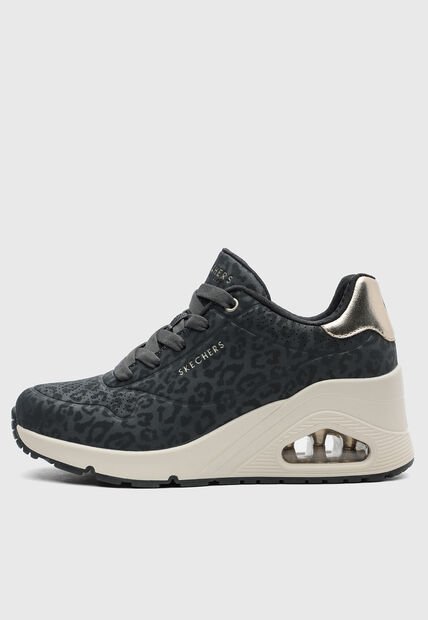 Tenis Lifestyle  SKECHERS Uno Wedge Negro