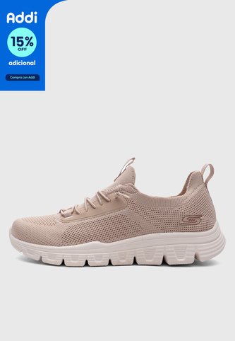 Tenis Lifestyle SKECHERS Moda Bobs B Lite - Slight Flex Nude Skechers
