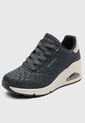 Tenis Lifestyle  SKECHERS Uno Wedge Negro de Skechers