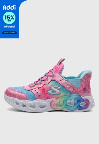 Tenis Lifestyle SKECHERS Infinite Heart Lights Multicolor Skechers